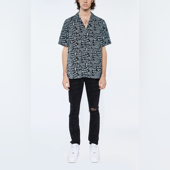 Ksubi Other - KSUBI
Heroism text-print tencel shirt